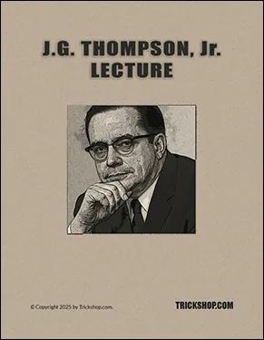 James Thompson Lecture Notes
