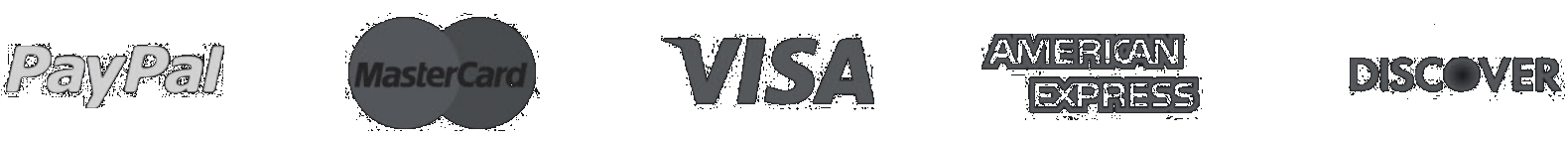 We accept credit cards and PayPal